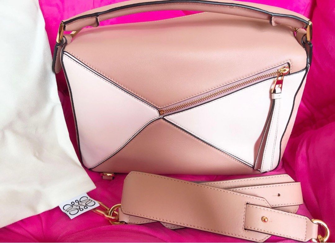 Loewe puzzle bag blush multitone deals