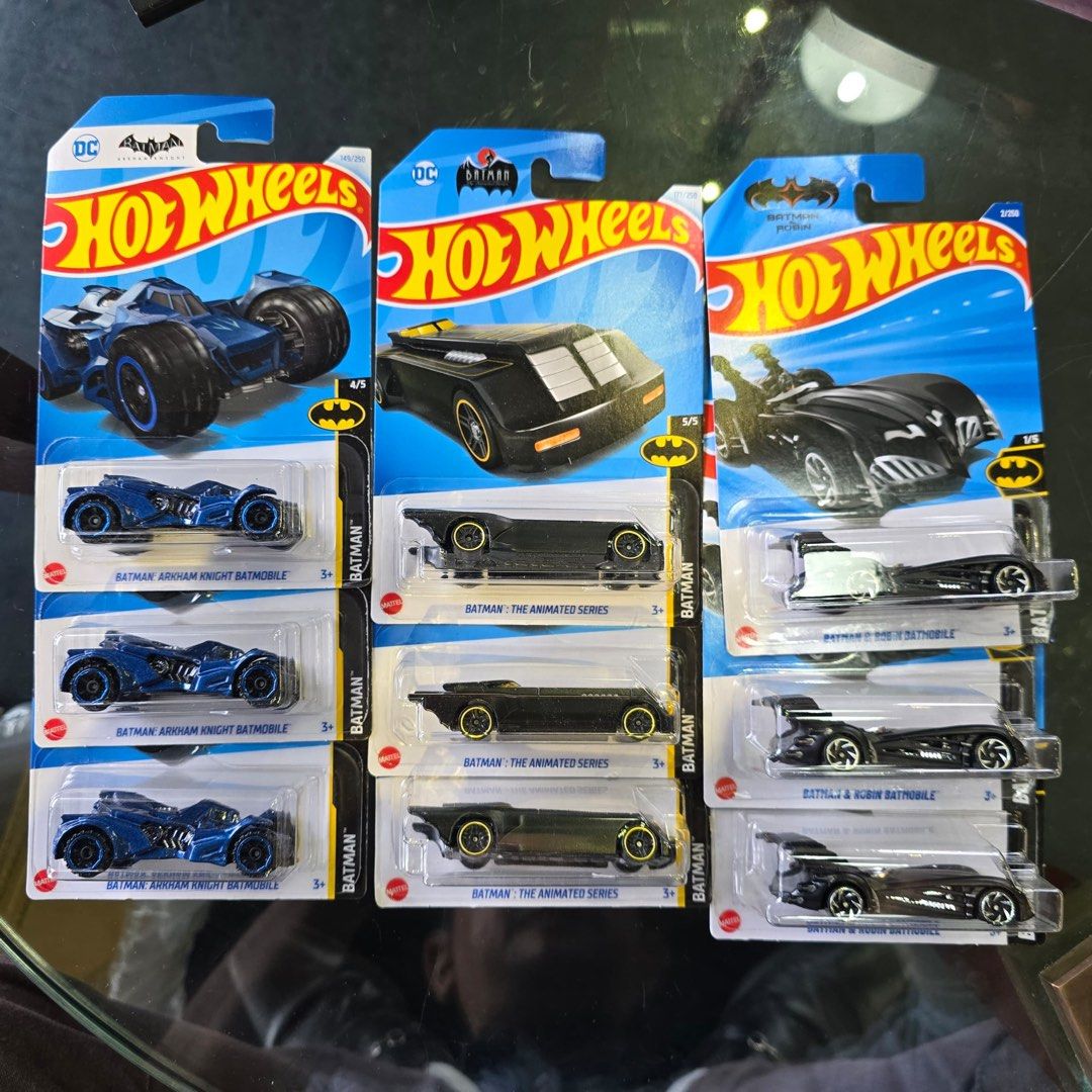 Lot Hotwheels Batman Collection 9pcs RM75