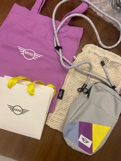 Mini Cooper 環保袋，灰色袋64241107886851110