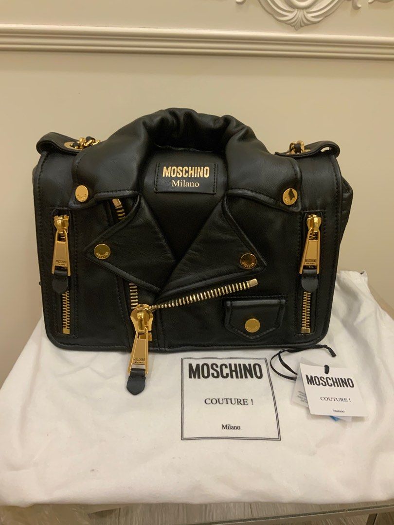 Moschino jacket bag replica discount
