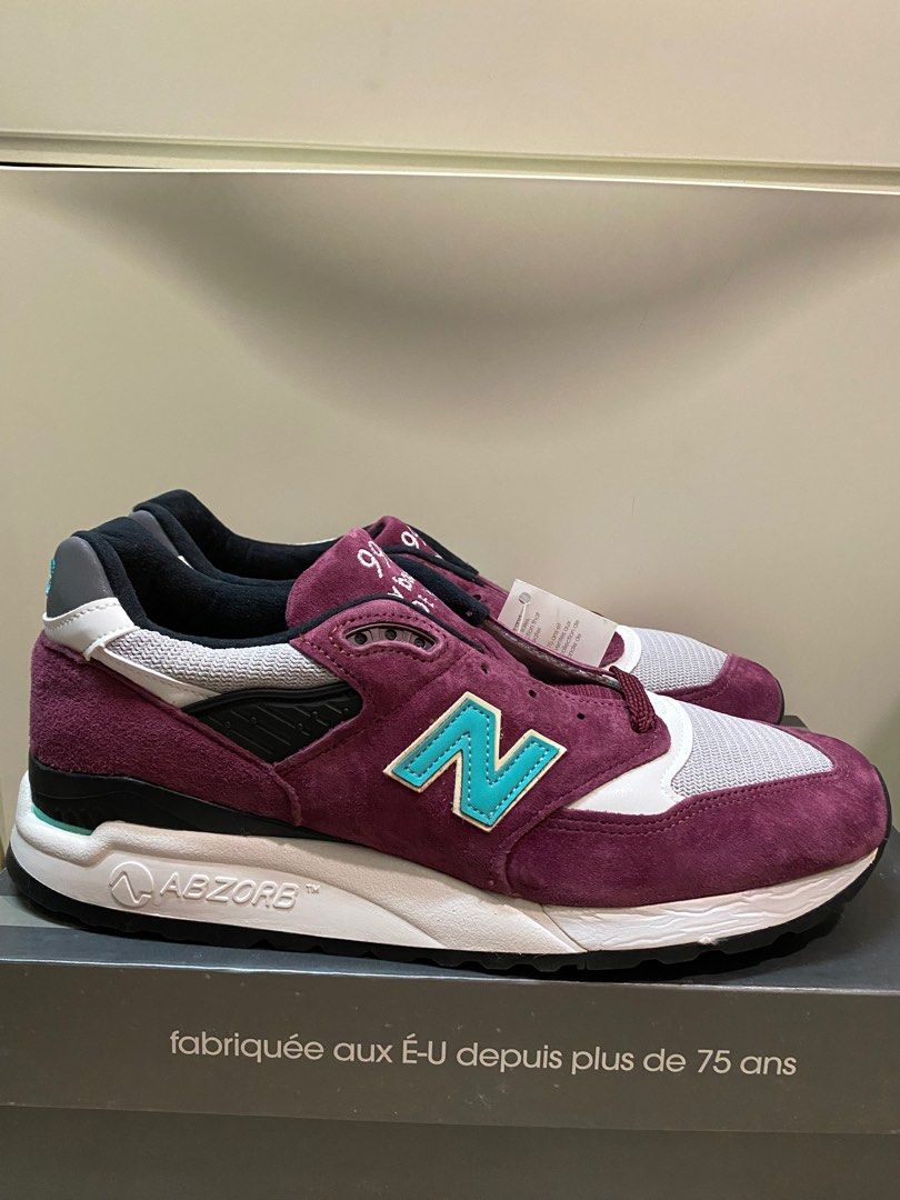 New balance 998 Burgundy Chalk Carousell