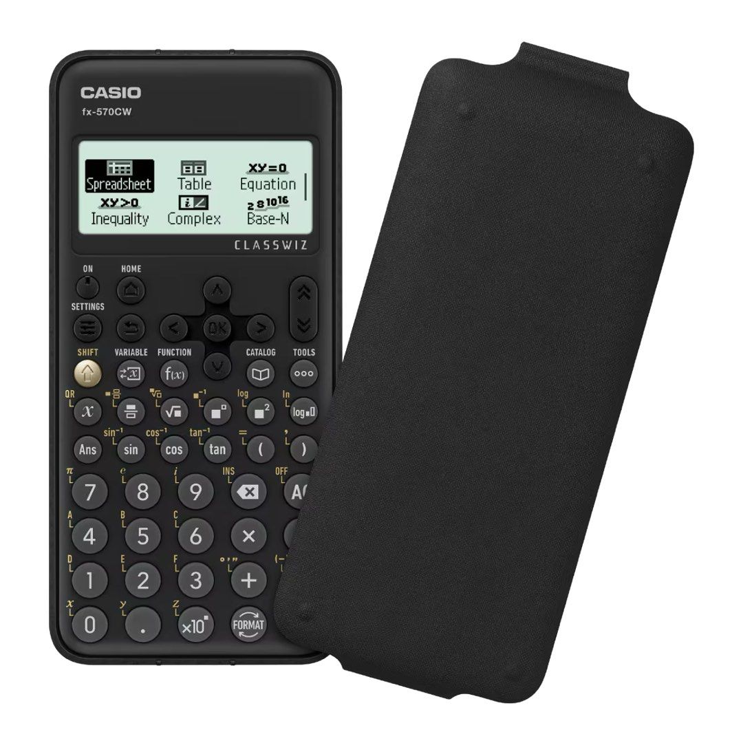 [NEW] Casio fx-570CW (Category: Office & Business Technology) located in Quezon City. Submitted by rarufuuu (Listing ID 1335199787, Image 2). Description: Brand New fx-570CW (ClassWiz) Scientific Calculator ✅100% Authentic (Can verify using the QR code on the box.) ✅Cheaper than local bookstores. ✅Students, teachers, business, etc. ✅Features: https://www.casio.com/ph/scientific-calculators/product.FX-570CW/ 📣₱900 if buying two or more .