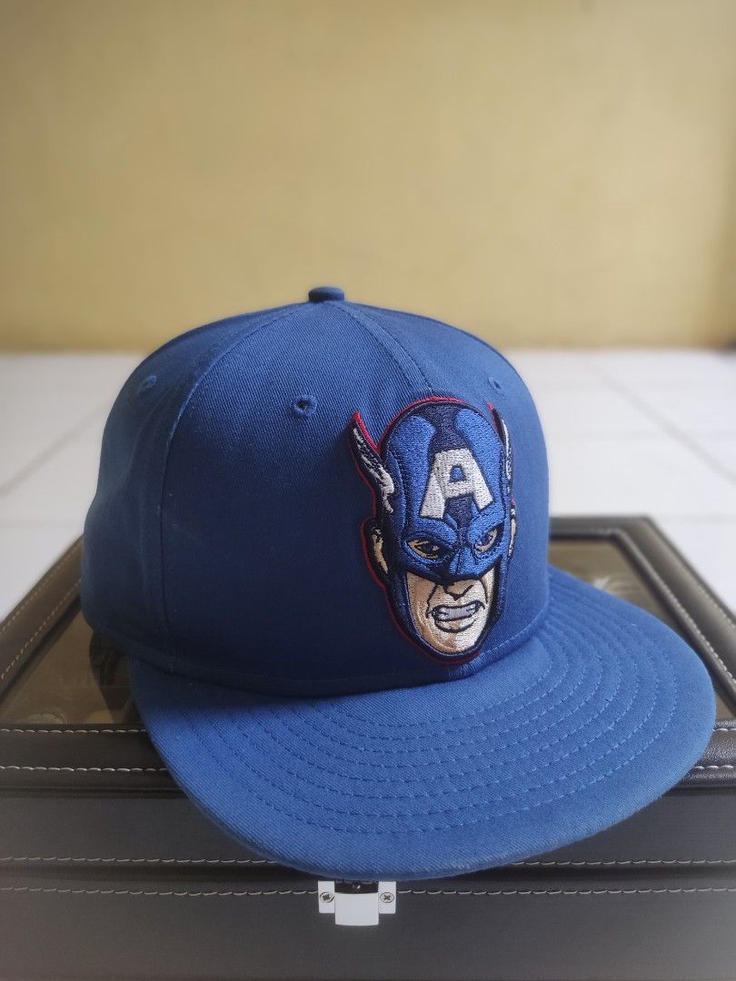 New Era x Marvel Captain America Fesyen Pria Aksesoris Topi di Carousell