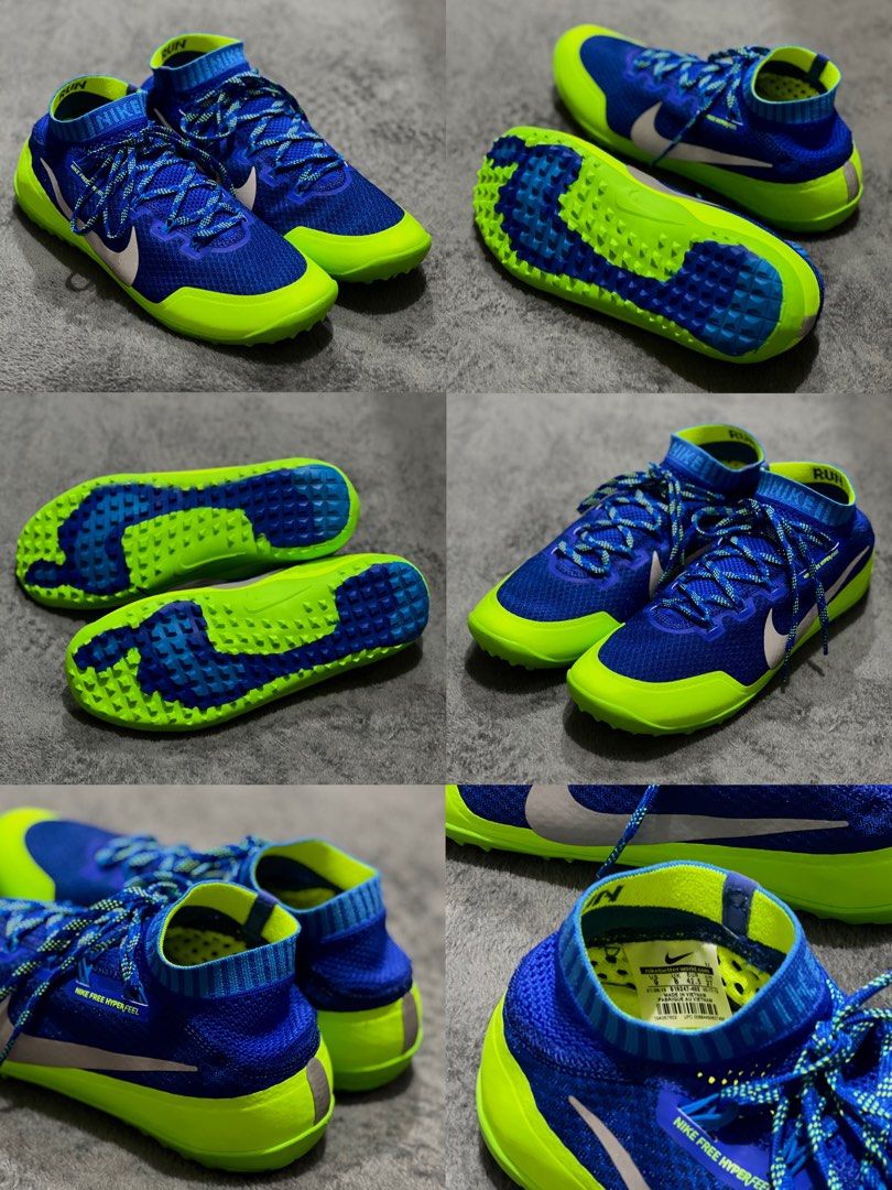 Nike Free Hyperfeel TR Run Trail Lightweight Blue Running Shoes
