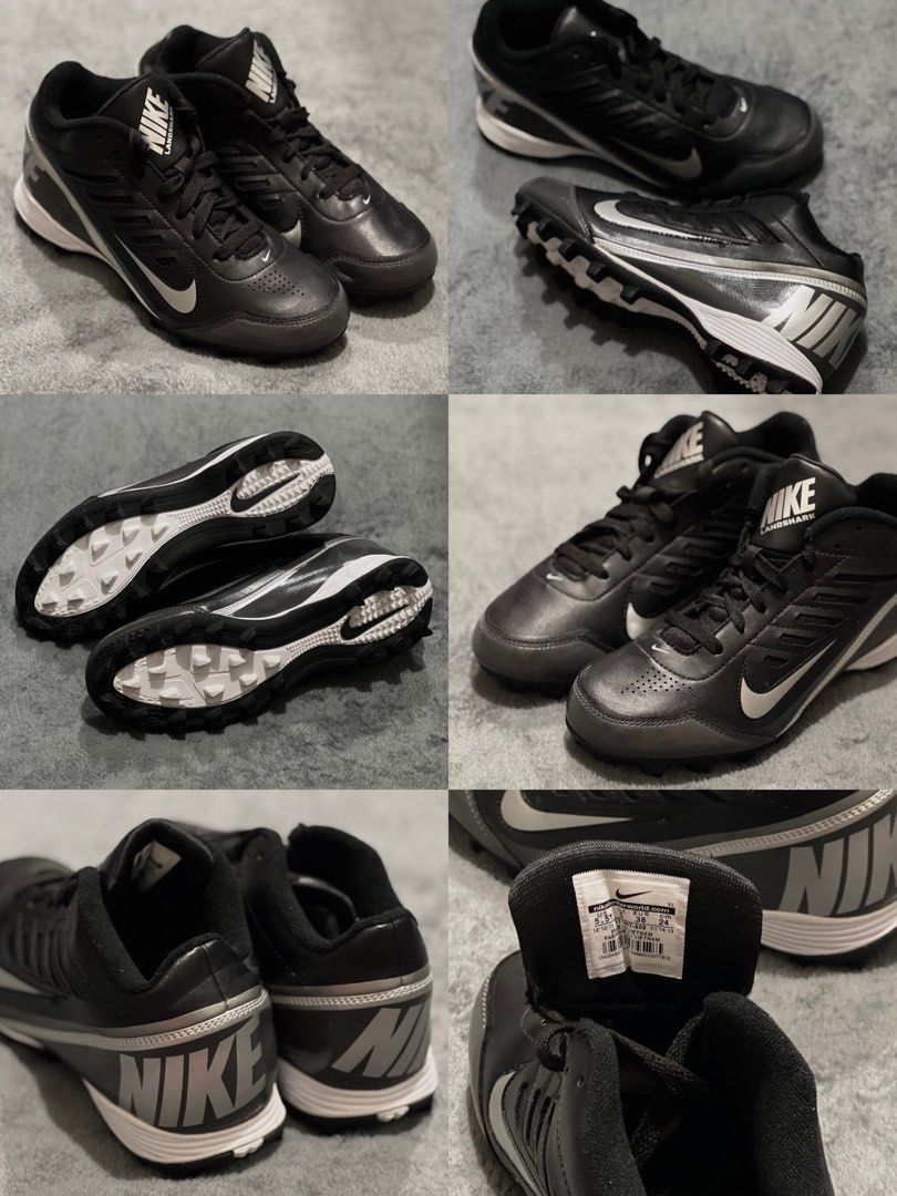 Nike Land Shark 3 4 Gs Black Kids Football Cleats Sports Equipment Other Sports Equipment and Supplies on Carousell