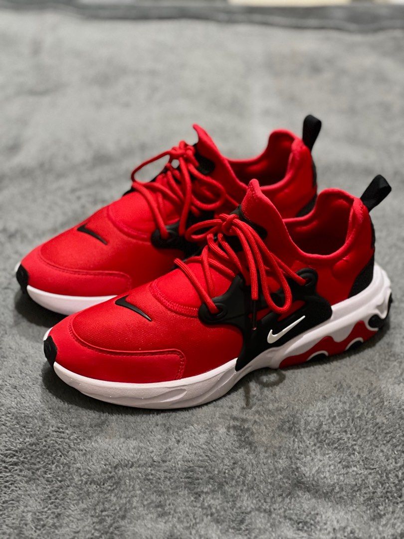 Nike presto kids red hot sale
