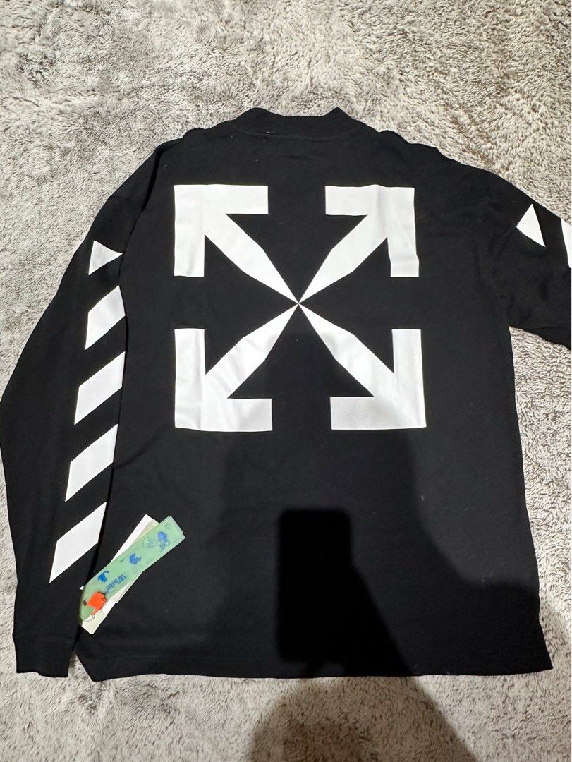 Off White Mona Lisa Long Sleeve T shirt sweatshirt streetwear Men s Fashion Tops Sets Tshirts Polo Shirts on Carousell