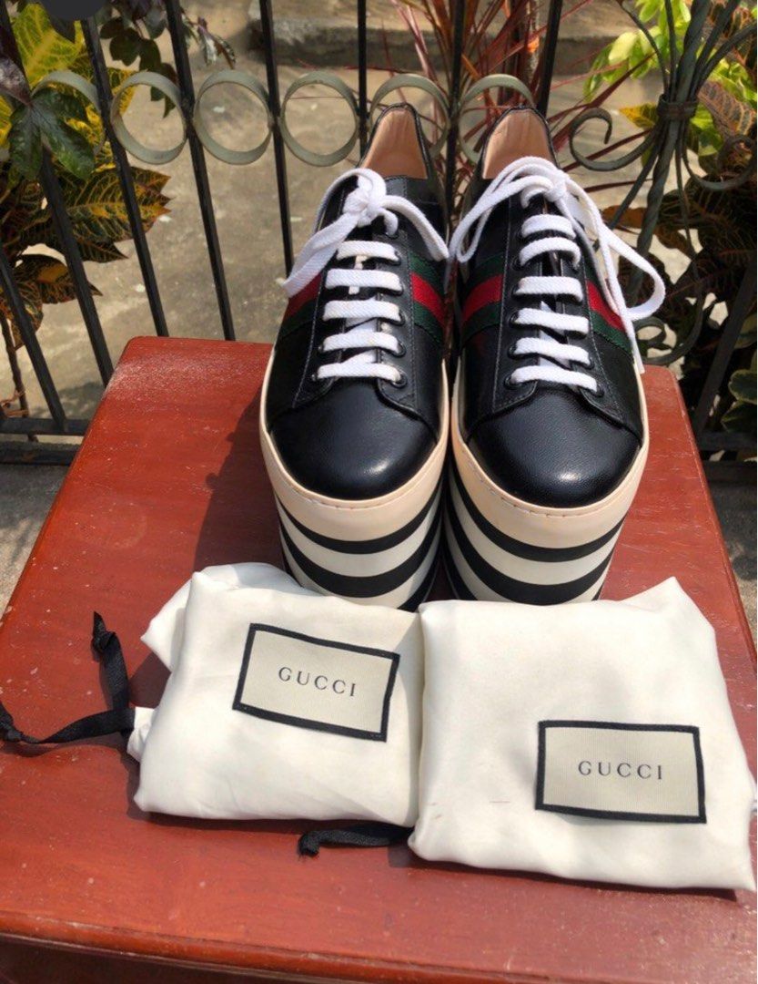 Gucci high heel sneakers online