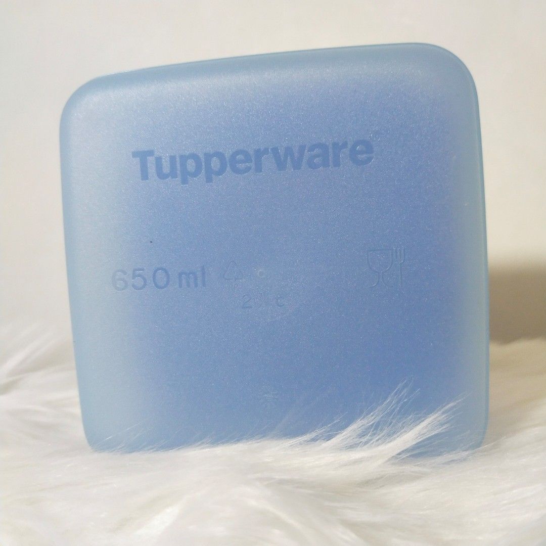 Tupperware Cube Original Tupperware 650ML cube - square food container organizer in ...