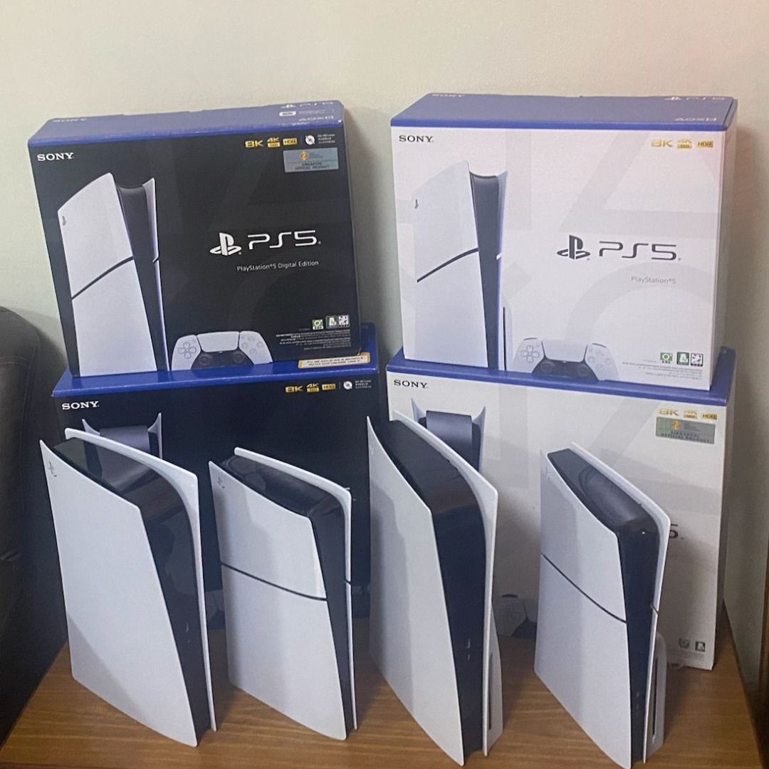 PS5 Set Digital Disc Slim Pro ( Playstation 5 Five Disk , Sell | Buy / Trade In , Preowned | Second Hand Sony Model Edition Game Controllers ) - Open to trade in62853059155458112