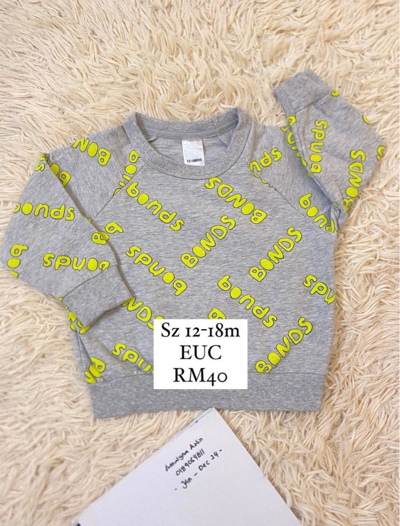 Pullover bonds (Category: Babies & Kids Fashion) located in Jasin. Submitted by amalynazlinn (Listing ID 1335136184, Image 1). Description: .