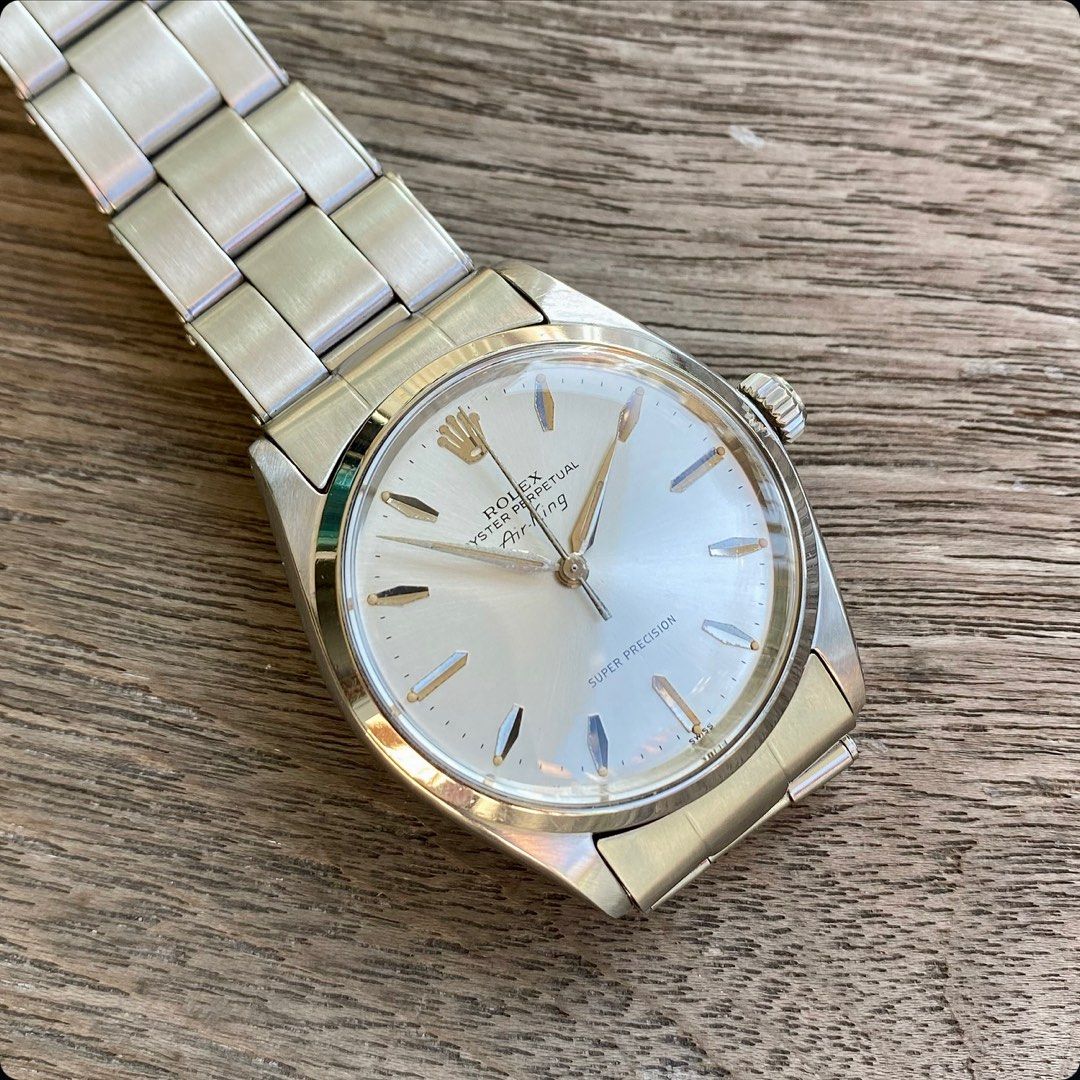 Rare model Unique marker Alpha hand Vintage Rolex Air King SUPER PRECISION Luxury Watches on Carousell