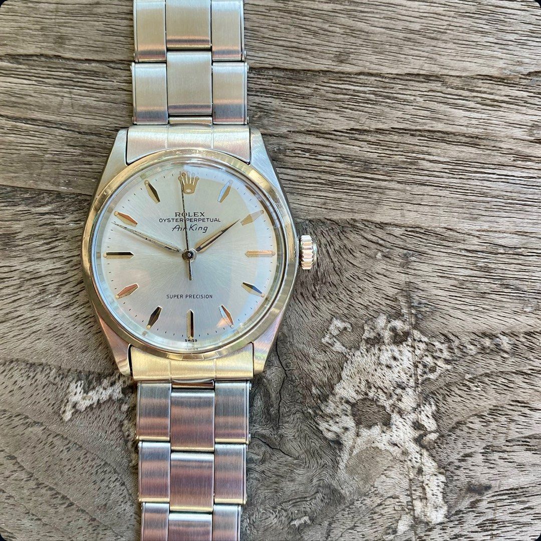 Rare model Unique marker Alpha hand Vintage Rolex Air King SUPER PRECISION Luxury Watches on Carousell