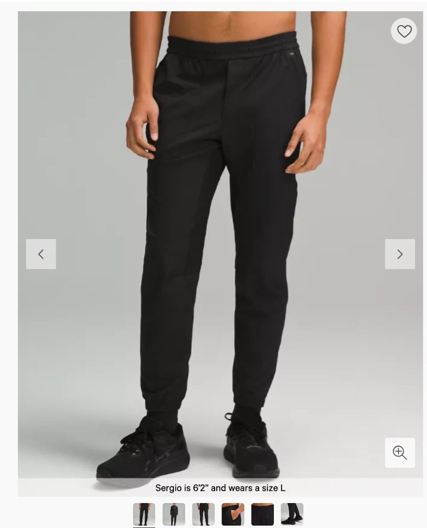 RTP 228 PO Lululemon License to Train Jogger Regular Men s Fashion Activewear on Carousell