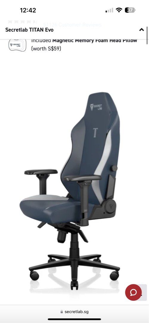 Office Chair Secretlab Black3 Secret Labs Chair With Head Pillow