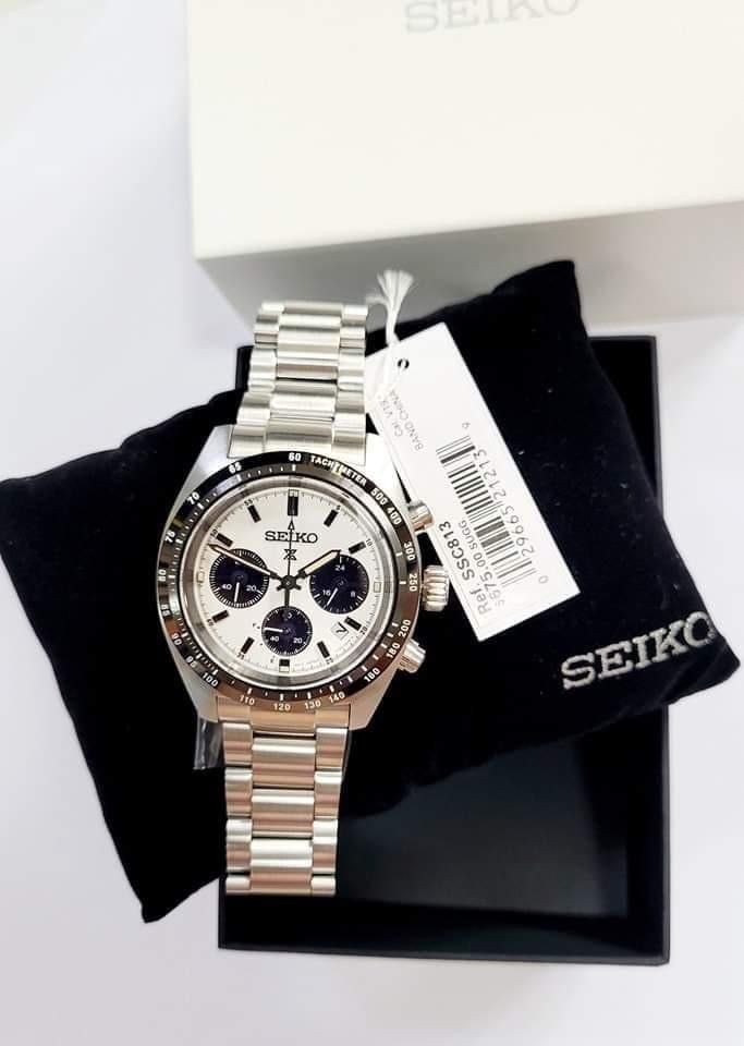 Seiko Panda (Category: Luxury Watches) located in Pasig City. Submitted by mgmanila (Listing ID 1335181515, Image 1). Description: 💯Original SEIKO Panda Solar 39.5mm 28,500 ✔️Cash on Pickup (COP) via LBC available ✔️Cash on Delivery (COD) available ✔️MOP: Gcash,Maya And Bank transfer ✔️Shipping via Lalamove, Grab and Joyride ✔️Yes to Same day delivery🥰 📩DM us for more info or any inquiries📩 DISCLAIMER: MG MNL is not associated or affiliated w