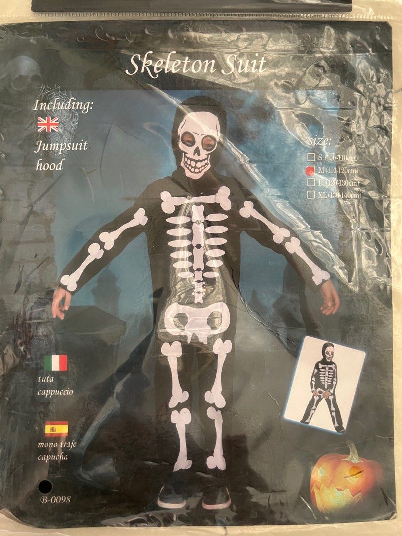 Skeleton Halloween Costume (Category: Babies & Kids Fashion) located in Pasig City. Submitted by bashadp (Listing ID 1335214600, Image 2). Description: .