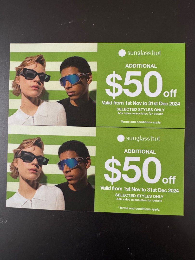 Sunglass Hut Voucher