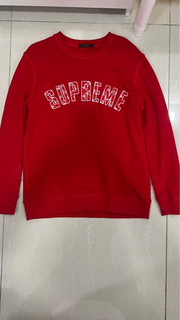 Louis vuitton supreme crewneck store