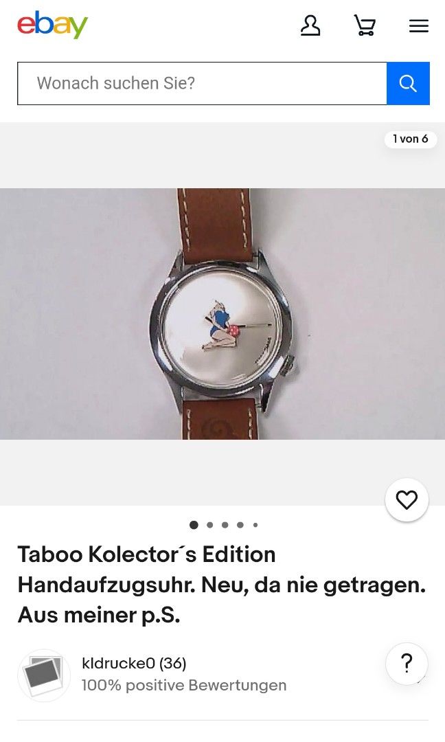Taboo collection edition (Category: Men's Watches) located in Mapandan. Submitted by newtree_704266 (Listing ID 1335234103, Image 3). Description: taboo collection edition manual winding.