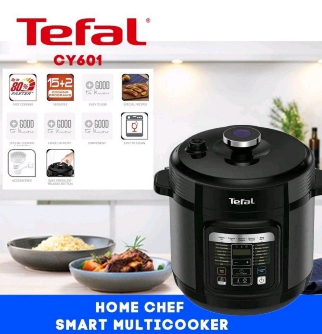 Tefal Electric Pressure Cooker 6L brand new seal in box 2 years local warranty TV Home Appliances Kitchen Appliances Cookers on Carousell