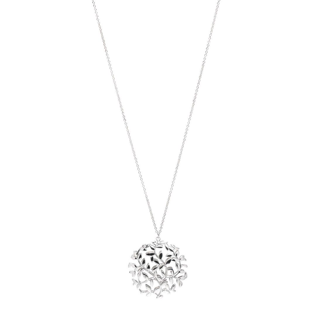 Tiffany paloma picasso olive leaf necklace top