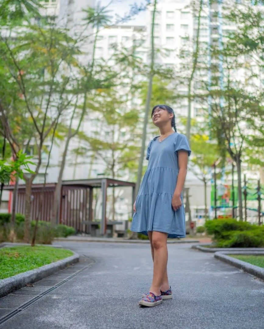 uniqlo blue dress Find out styling inspiration for Satin Dress