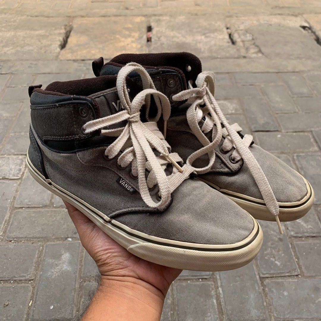 Vans Mens Vans Atwood Hi Top Buy Vans Men Black ATWOOD Mid-Top