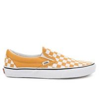 Vans Slip On Checkerboard Theory Gold Yellow