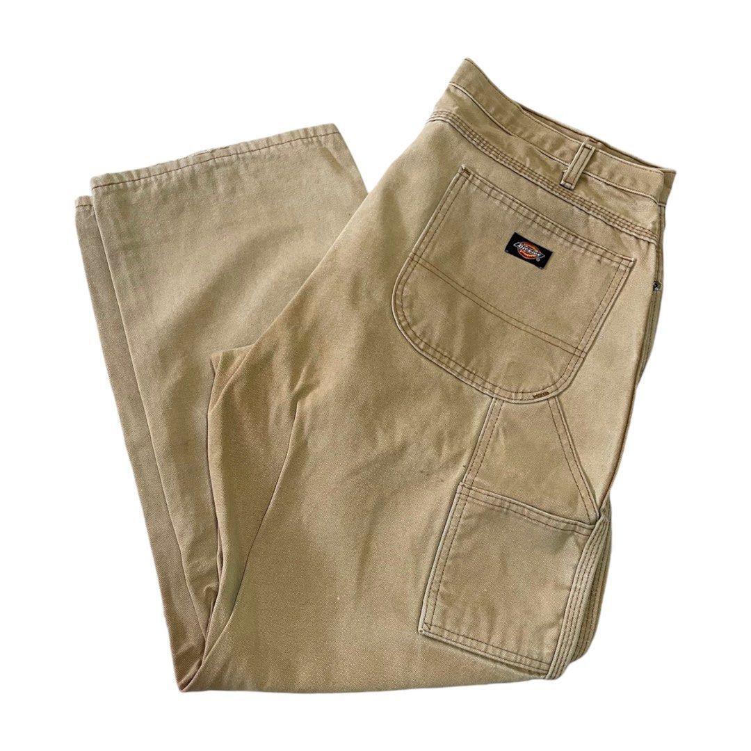Vintage Dickies Beige Distressed Work Pants