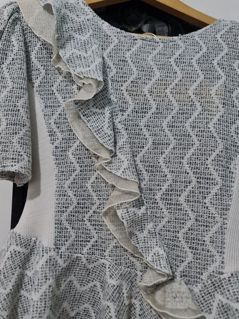 Vintage Dress 80s 90s Set Dres Party, Fesyen Wanita, Pakaian