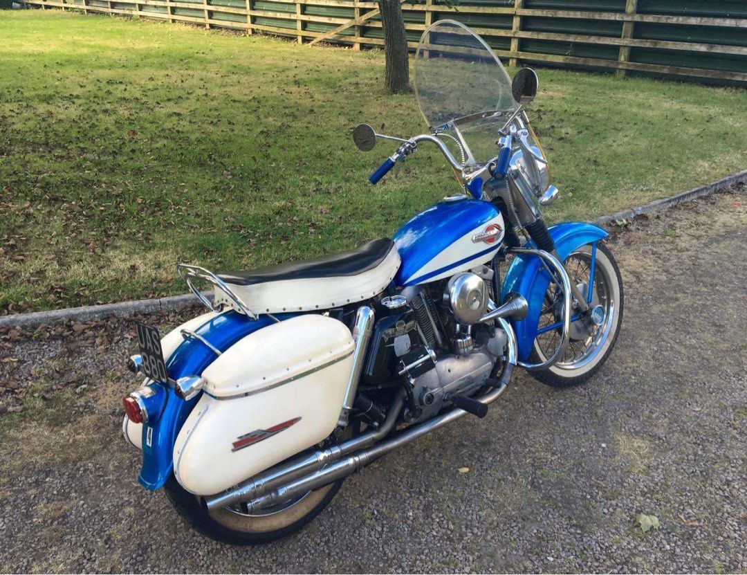 Vintage Harley Davidson Plastic Bubble Bags Saddlebags Motorbikes on Carousell