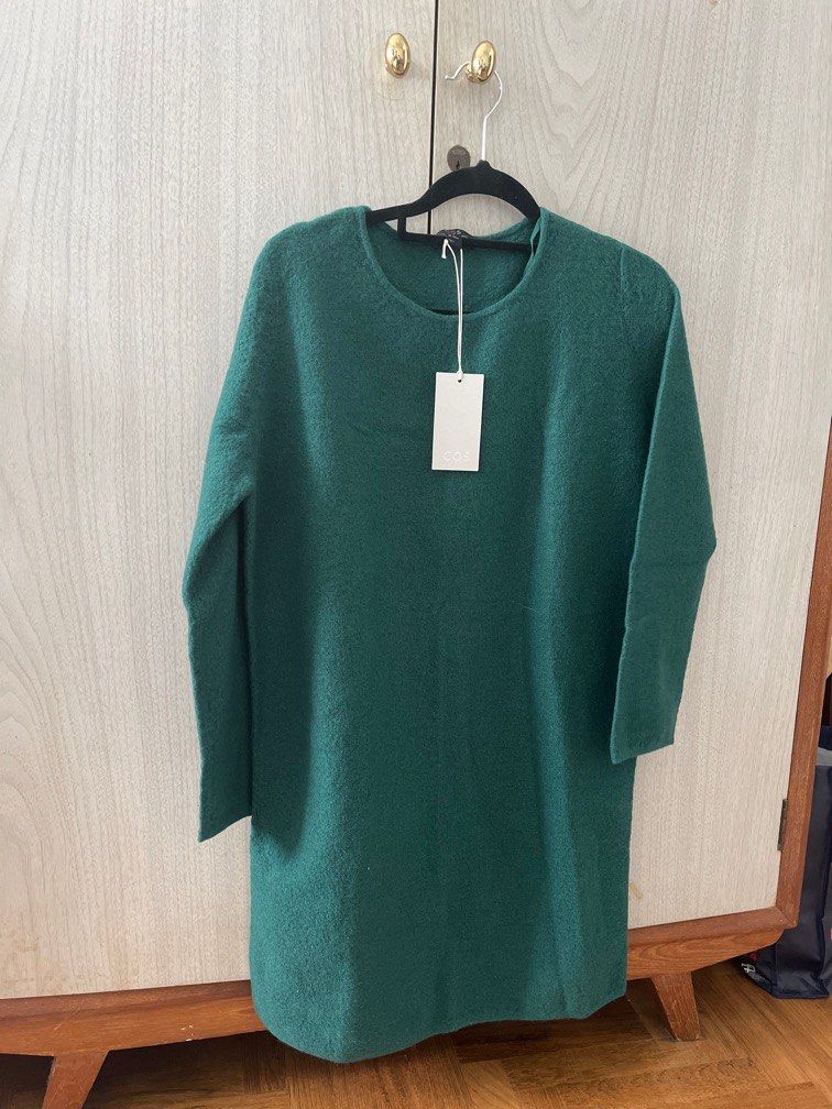 princess polly baby blue dress COS Merino Wool Mix media Contemporary Dark