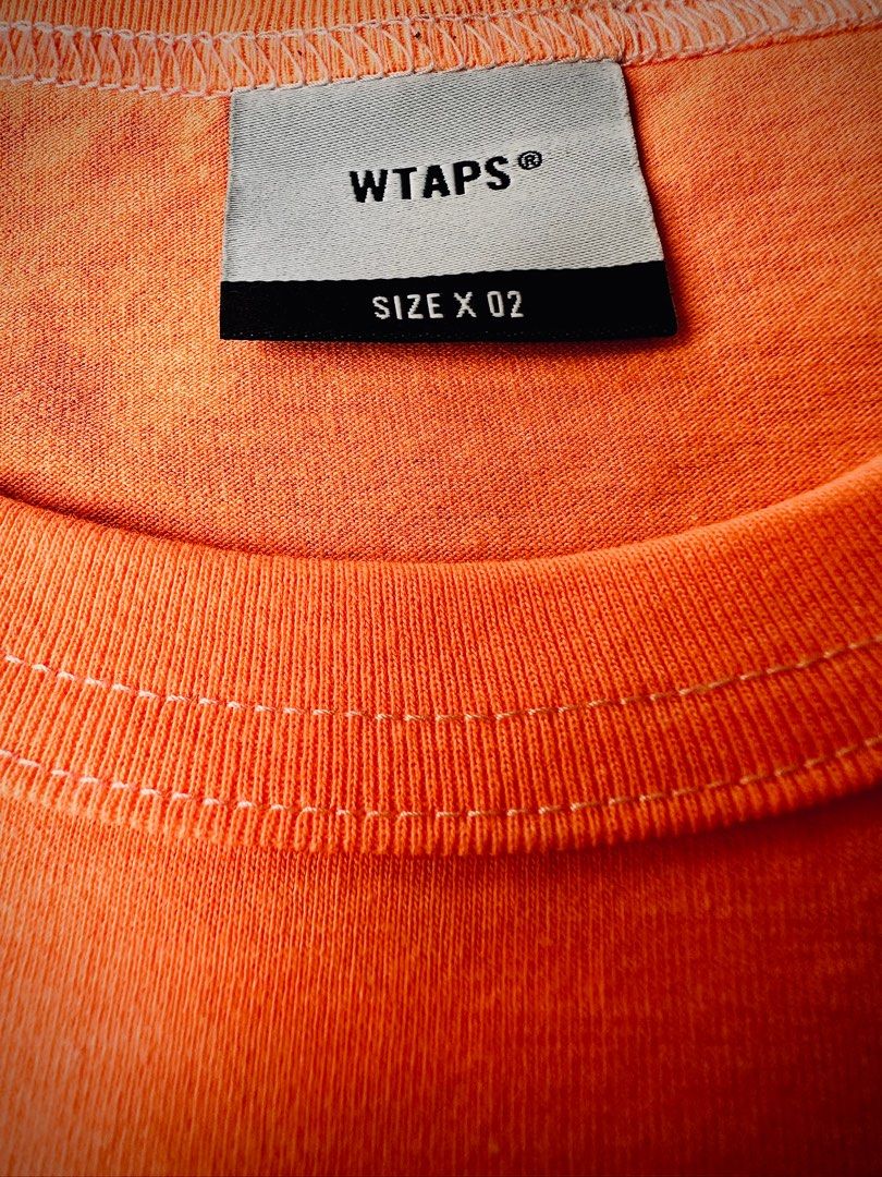 Wtaps (Category: Tshirts & Polo Shirts) located in Singapore. Submitted by selethavsvm (Listing ID 1335153548, Image 3). Description: Wtaps EX_38 LS Pocket Tee “WORF STENCIL” Size : 02 Medium (Fits Large) Color : Highlight Orange Condition : Like New 💯 Authentic Price is fixed. Non Neogtiable. COD. Deal at my convenience. What you see is what you will get from pictures taken above. Have Sent for Dry Cleaning Service. Without Sweat Odour/ Stained