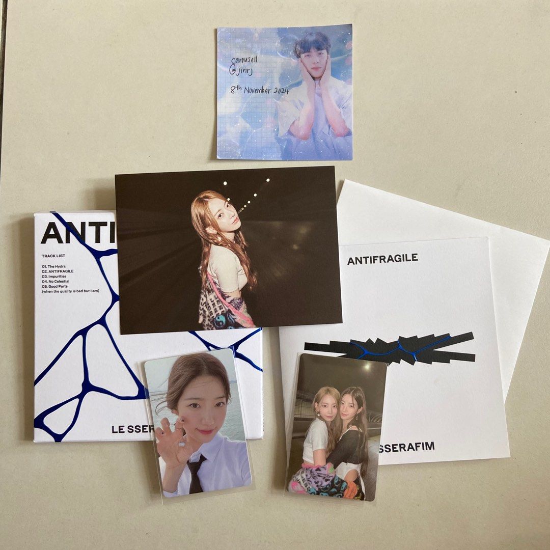 [WTS OFFICIAL] LESSERAFIM ANTIFRAGILE 2ND MINI ALBUM SAPPHIRE FULL SET ...