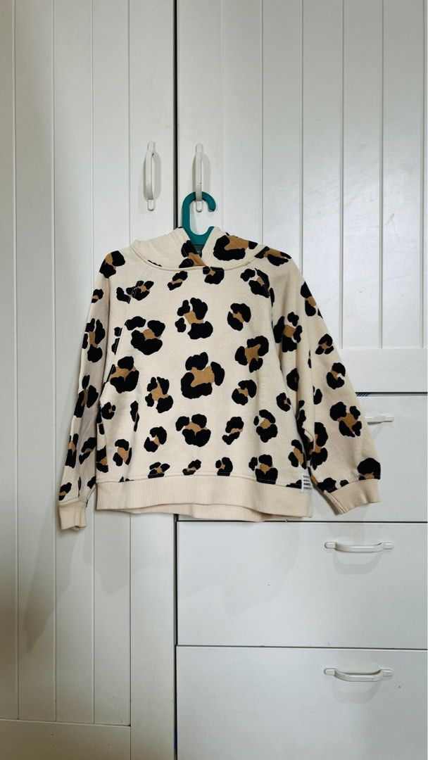 Zara Leopard Hoodie Bayi Anak Baju Anak Perempuan 4 hingga 7 tahun di Carousell