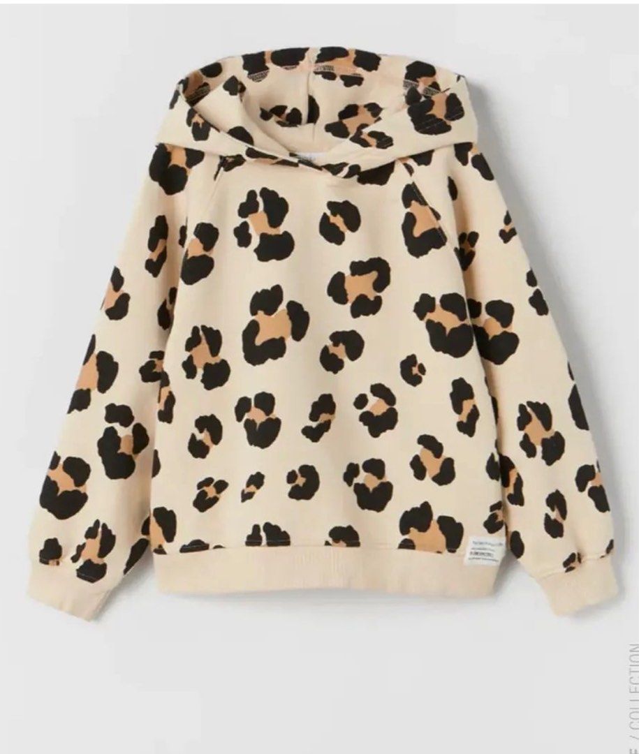 Zara Leopard Hoodie