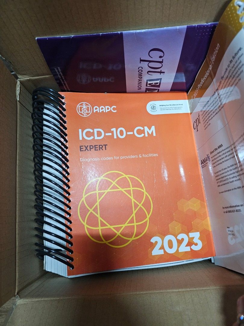 2023 Medical Coding books as bundle (Category: Textbooks) located in Manila. Submitted by shopjenerous (Listing ID 1335388995, Image 3). Description: For sale 2023 Medical Coding books as bundle: 2023 ICD-10-CM Expert 2023 CPT Professional L2023 HCPCS Level ll Expert.