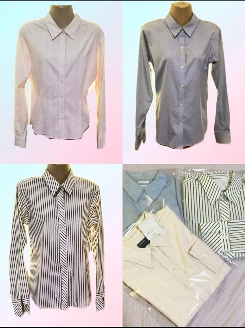 3pcs Liz Claiborne longsleeve polo shirts