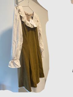 全新有牌 秋冬 燈芯絨 長袖連衣裙 one piece s碼 小個子 少女系 日系 dress64246850429954110