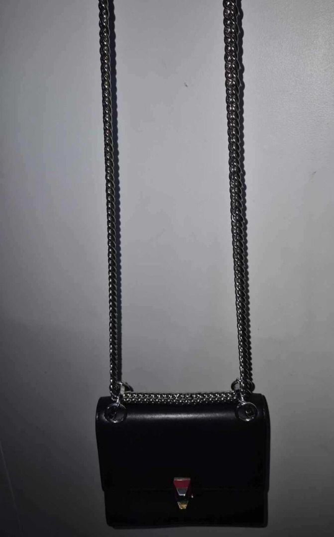 Authentic Fendi (Category: Luxury Bags & Wallets) located in Batangas. Submitted by selahs-closet (Listing ID 1335249612, Image 3). Description: Authentic Fendi Kan I Small Crossbody Bag P40,000 Authentic With Entrupy authentication Inclusions: Free black dustbag Tag Flaws: Faded stamp Lipstick stains inside the bag Meet-up locations: Mitsukoshi Mall / Uptown Mall Southwoods Mall / Robinsons Galleria South.