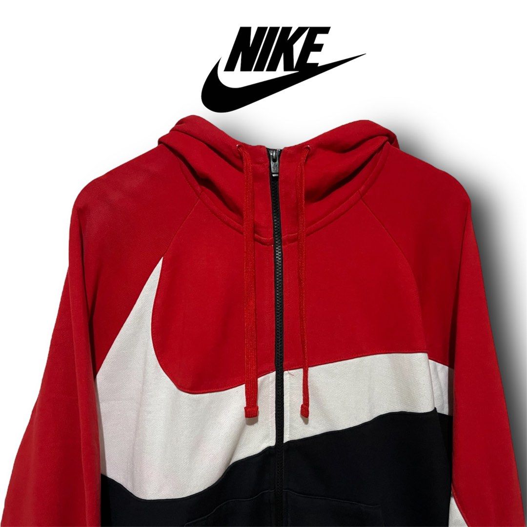 Authentic Nike Tri Color Big Swoosh Hoodie