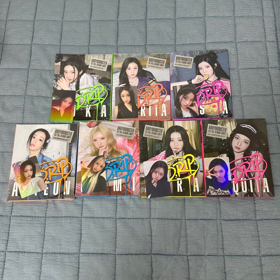 BABYMONSTER YG Tag Album Photocard (Ruka / Pharita / Asa / Ahyeon ...