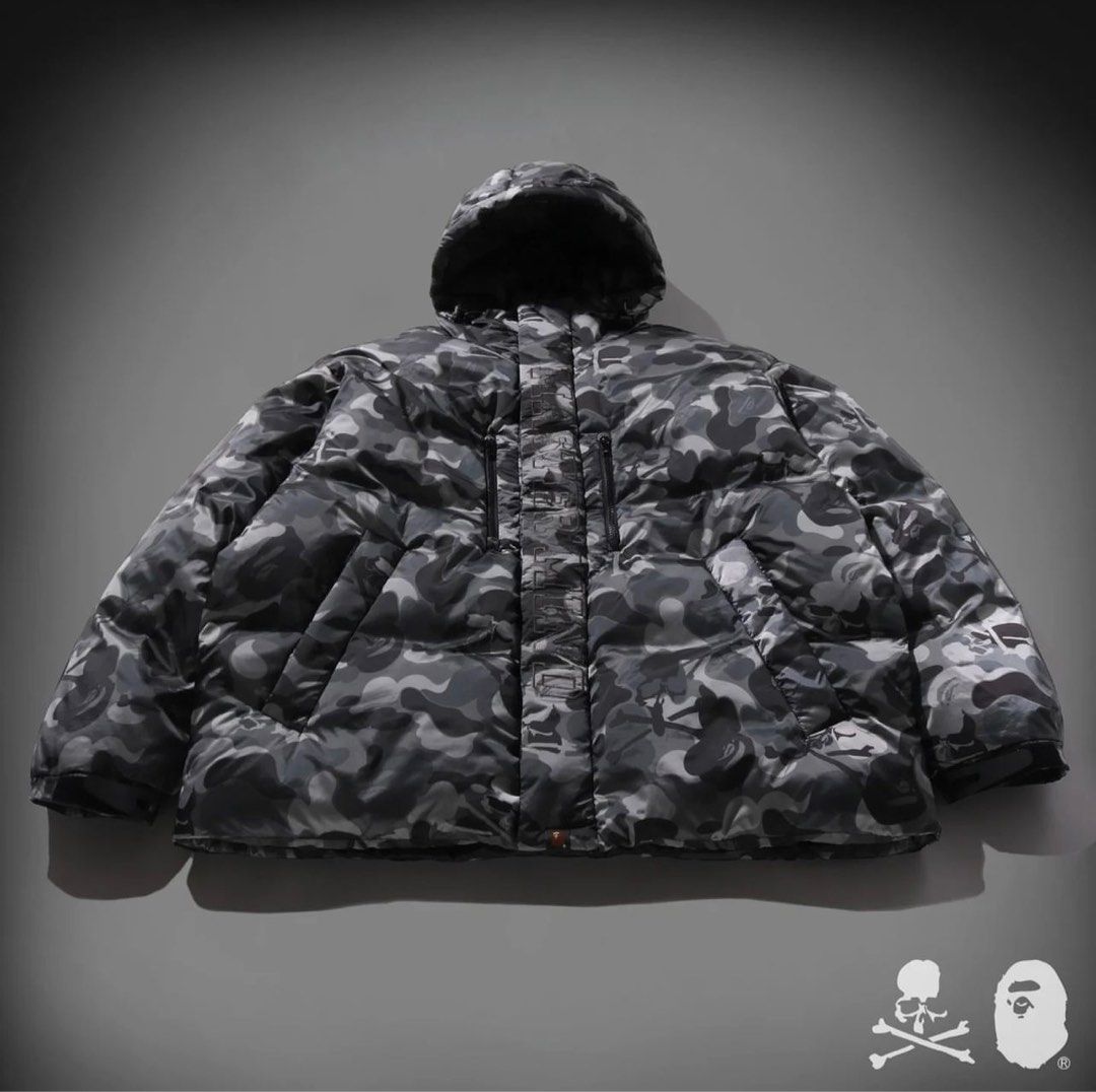 BAPE X MASTERMIND JAPAN SKULL CAMO DOWN JACKET, Men's