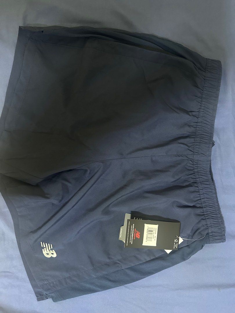 BNWT NB 5 inch accel short men navy Men s Fashion Activewear on Carousell