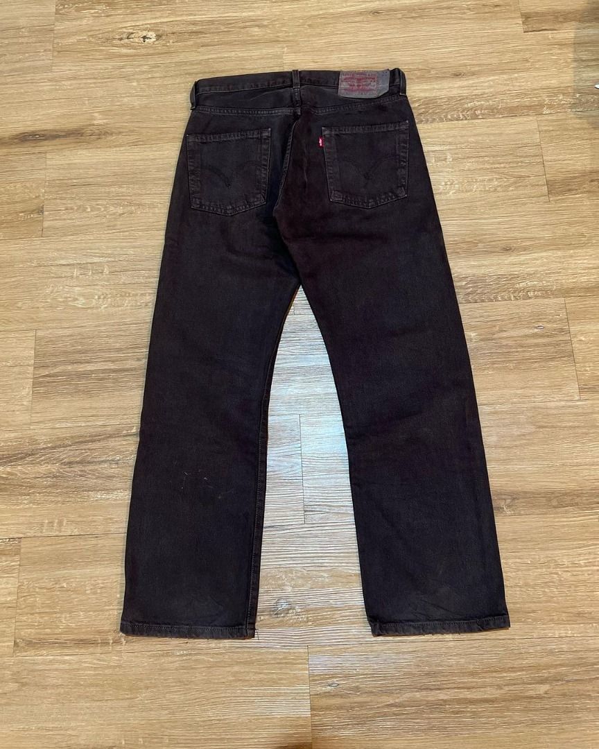 celana Jeans Levis 501 dark brown original cakep banget muluss