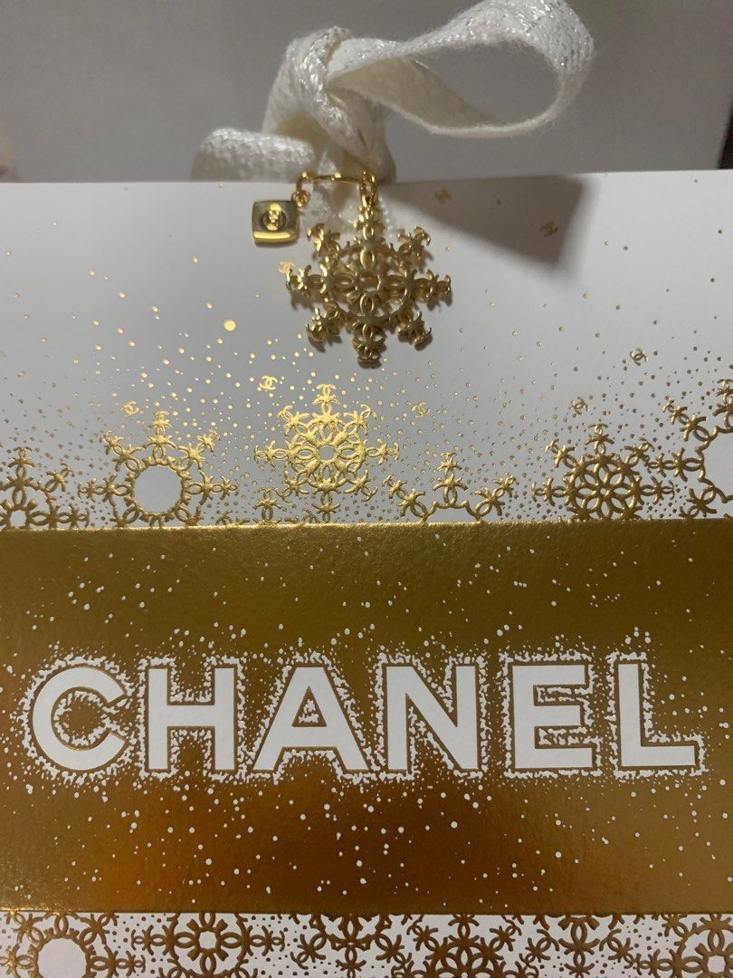 Chanel Christmas 2024 Gift Box with Charm