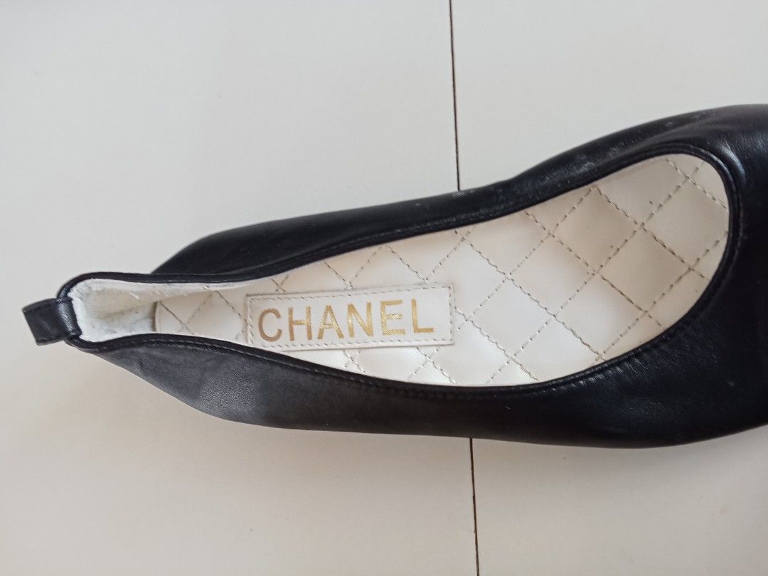 Vintage chanel flats cheap