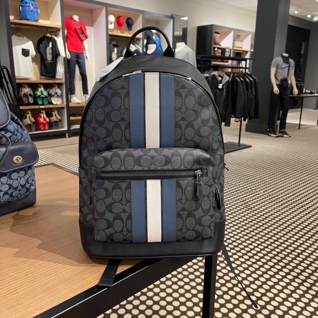 Coach West's hardest-to-buy men's backpack with monogram  #Accessories#CoachSlingbag#Coachbag#CoachDaily#Coach #UsLocal#Deliveryfree#Malaysia#J&T Express, Luxury, Bags & Wallets on  Carousell