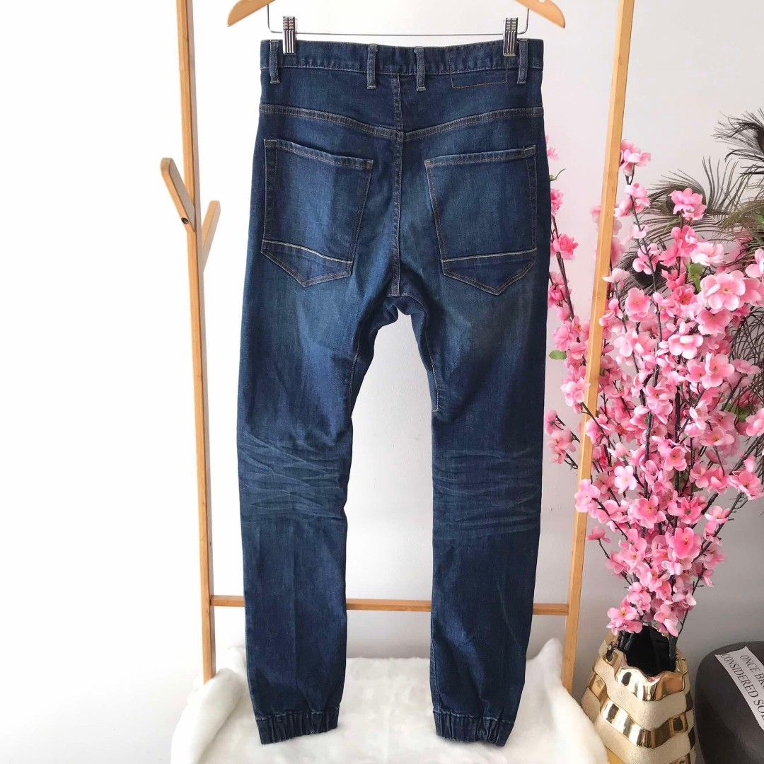 Slim denim jogger cotton on deals